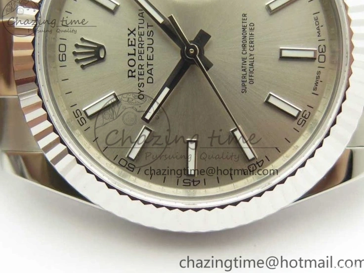 1229 DateJust II 126334 41mm SS BP Maker 1:1 Best Edition Silver Dial Fluted Bezel on Oyster Bracelet SunProtective 3326